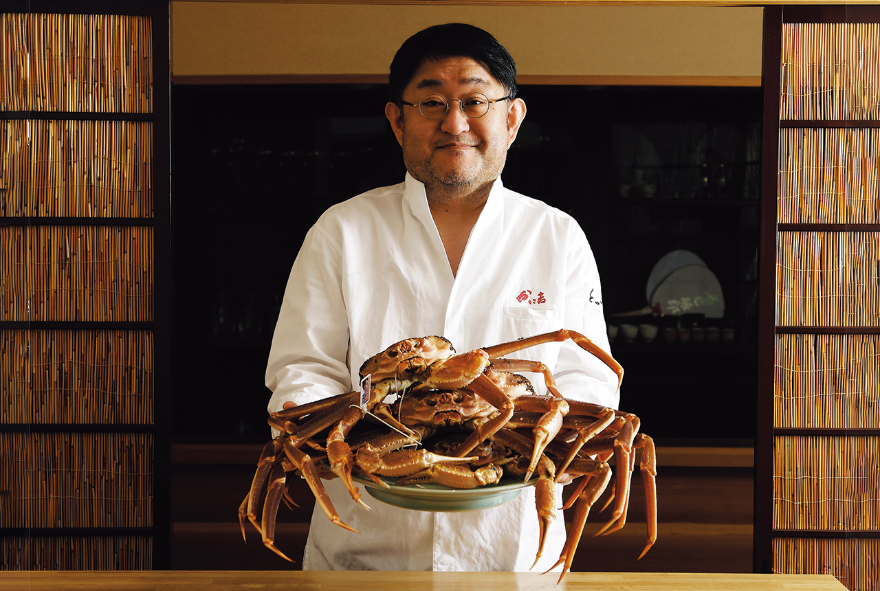 「かに?」店主の山田達也氏